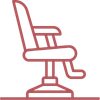 Icon of a seat at a salon