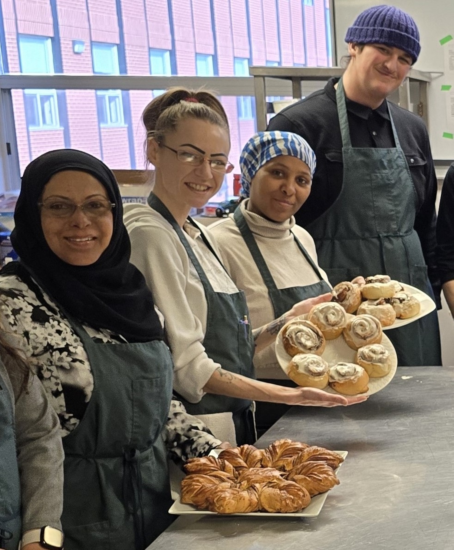 Students Presenting Their Food at the St. Louis Culinary Program
