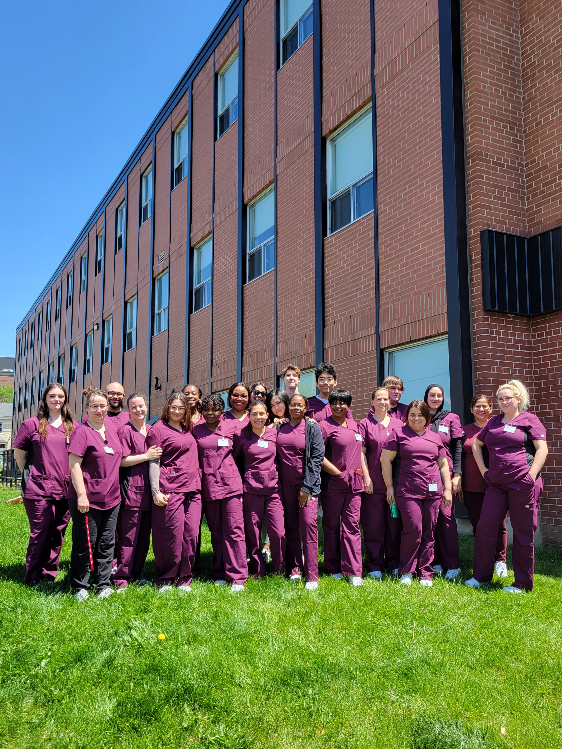Group of St. Louis PSW Students Group of St. Louis PSW Students standing outside in a row